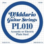 Струни для класичної гітари D'ADDARIO PL010 Plain Steel